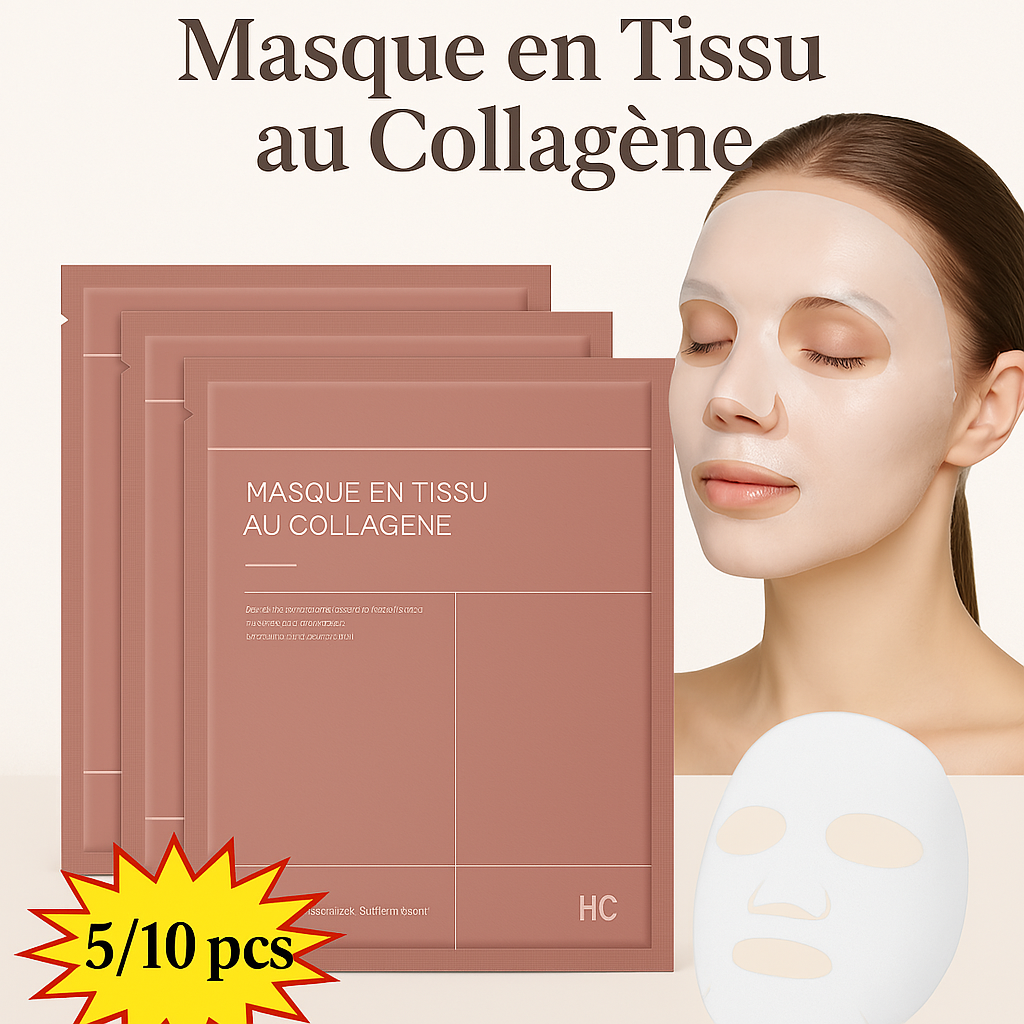 "Soin Visage Prestige – Masque Nuit Réparateur au Collagène | Hydratation Intense & Raffermissement des Pores"